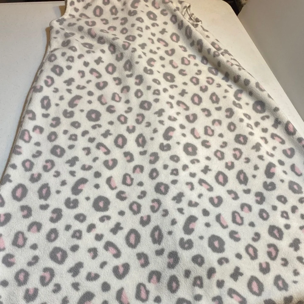 Halo Leopard Print SleepSack with Pink and Gray